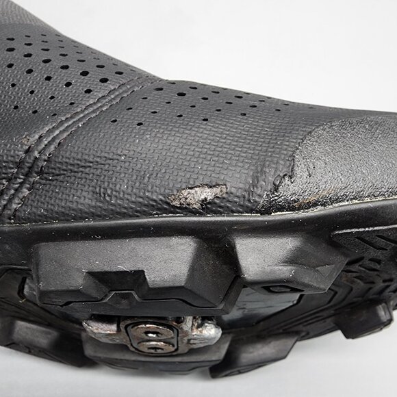 Shimano XC1 SH-XC100 Men’s US 8.9 EU43 MTB Cycling Shoes SPD Cleats Black - Picture 7 of 8